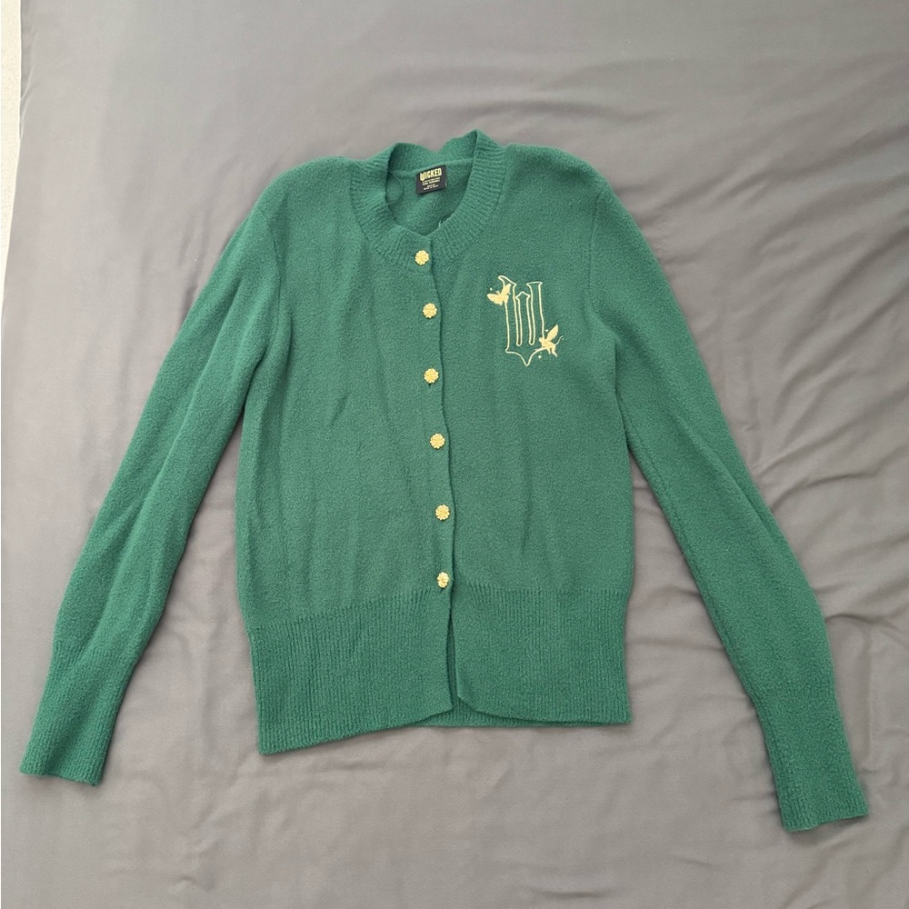 Wicked Green Graphic Cardigan